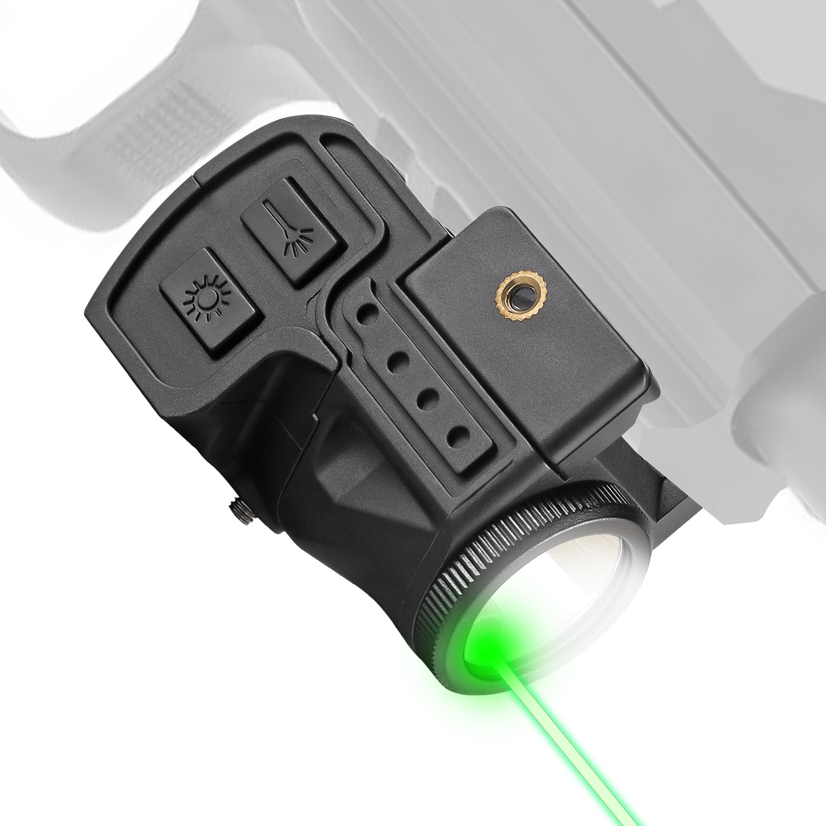 500 Lumens Pistol Laser Light Combo,Tactical Weapon Light Laser Sight for Pistols,Flashlight Laser Sight for Handguns,Glock,Taurus and Other Pistols with Picatinny Rails