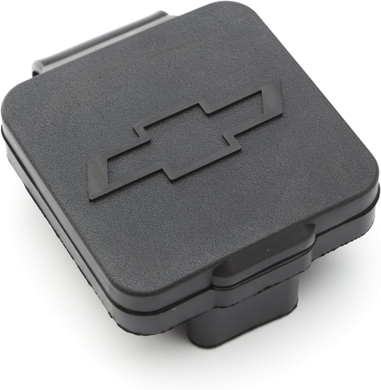 GM Genuine Parts 23181344 Trailer Hitch Receiver Closeout with Bowtie Logo - OEM Cover for Clean Rear Look