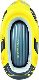 Sandora 286 x 152 cm | Familien Schlauchboot-Set mit Doppelhubpumpe | für bis zu 3 Personen | Inkl. Paddel, Pumpe & weiterem Zubehör |