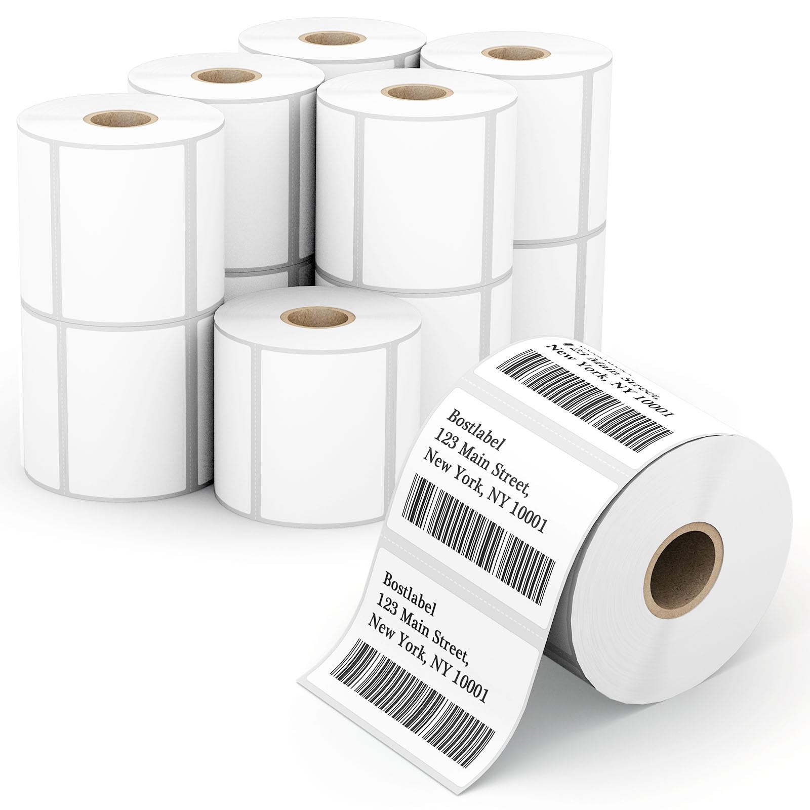 12 Rolls 3" x 2" Direct Thermal Labels, 700 Labels/1 Rolls, Compatible with Zebra, Rollo, Nelko, Munbyn, Jadens Thermal Label Printer, Commercial
