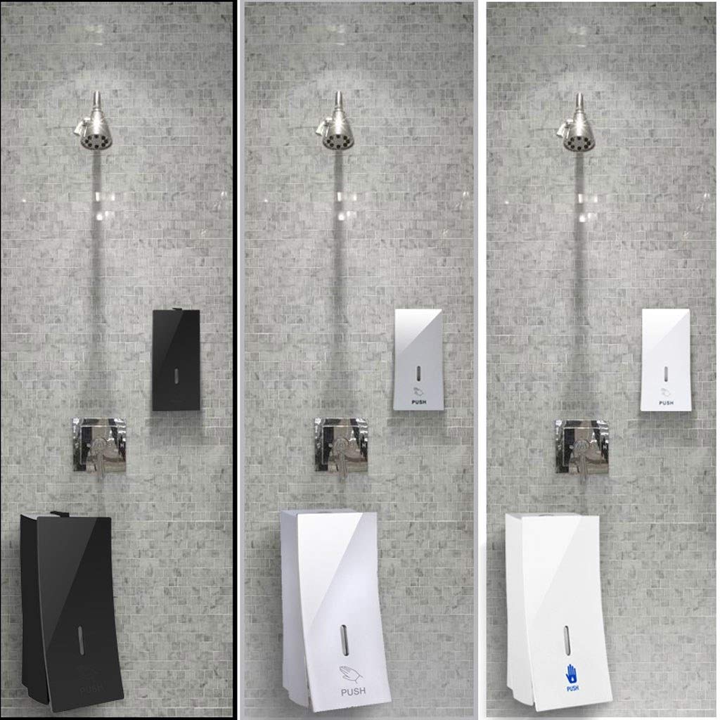 Distributore di sapone Dispenser di sapone multifunzione a parete Dispenser di sapone manuale Hotel Bagno Cucina Shampoo Doccia Gel Detersivo per il bucato Distributore di sapone ( Color : Silver )