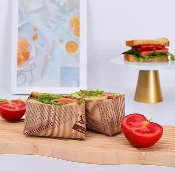Busstier Vintage Gazete Desenli Kağıt, Kendinden Desenli Mutfak Sunum Kağıdı, Yemek Sunumları İçin İdeal 50 Adet