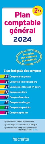 Plan comptable général PCG 2024/2025 (autorisé aux examens et concours)