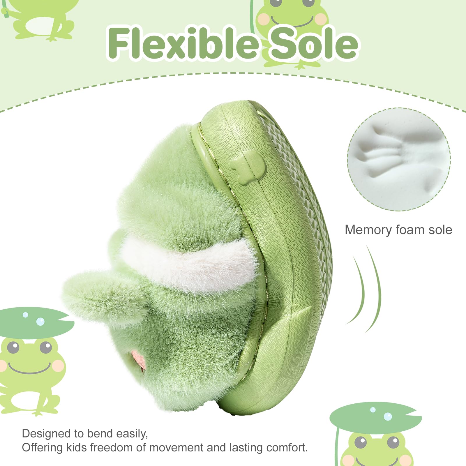 DRECAGE Chaussons Enfant pour Fille et Garçon, Pantoufles en Peluche Chaudes avec Design Animal Mignon, Antidérapantes