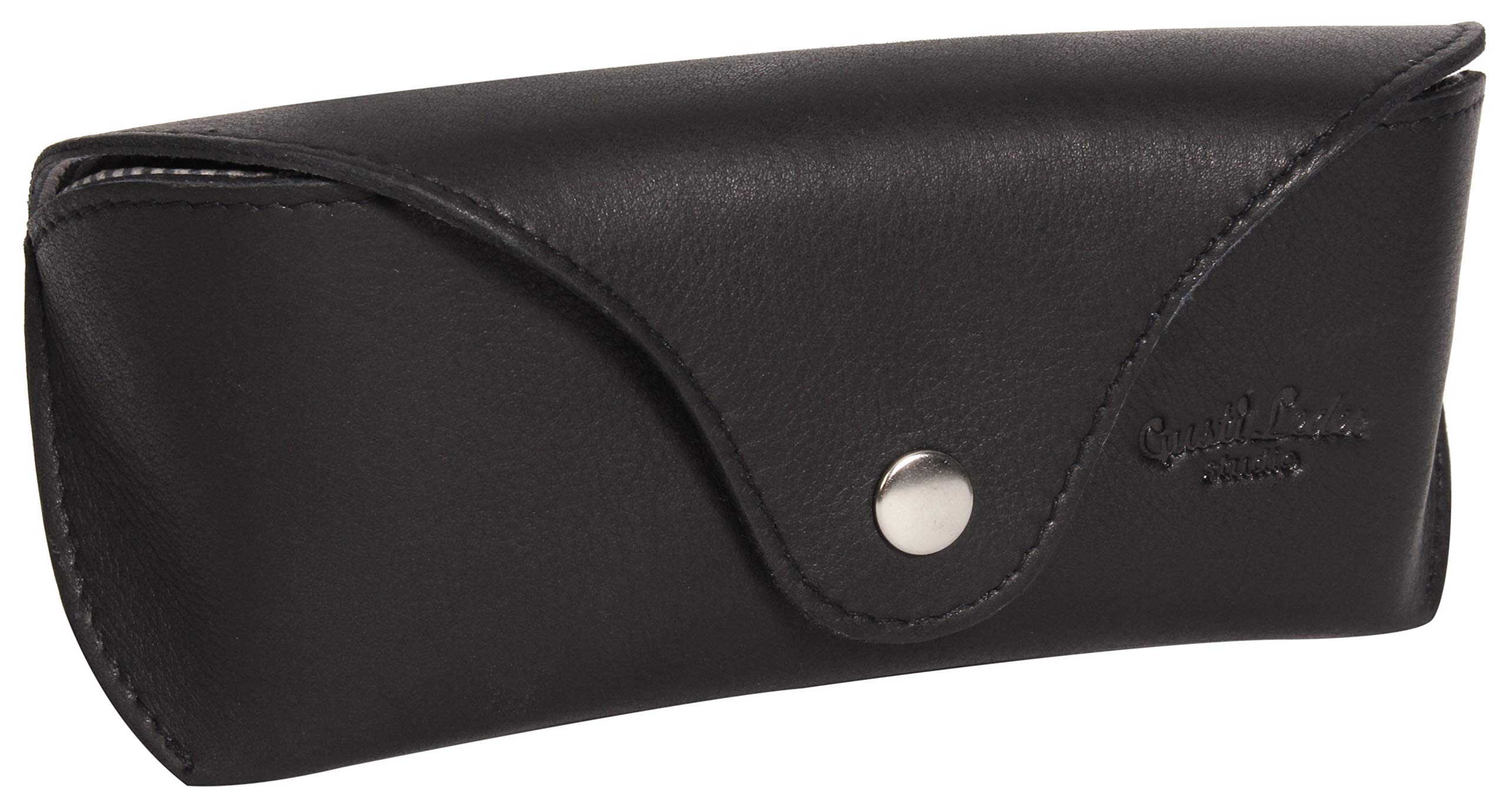 Gusti Cornelius - Funda de piel para gafas, color negro