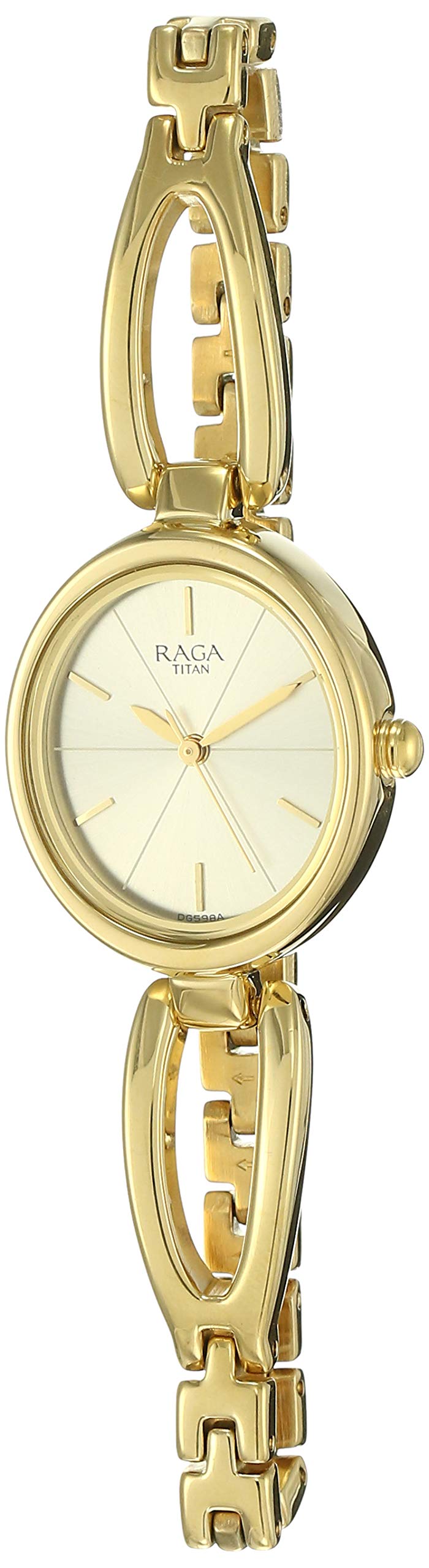 Titan Raga Viva Champagne Dial Gold Band Womens Analog Watch With Metal Strap-NS2579YM01 (B073WZCMNJ) Amazon Price History, Amazon Price Tracker