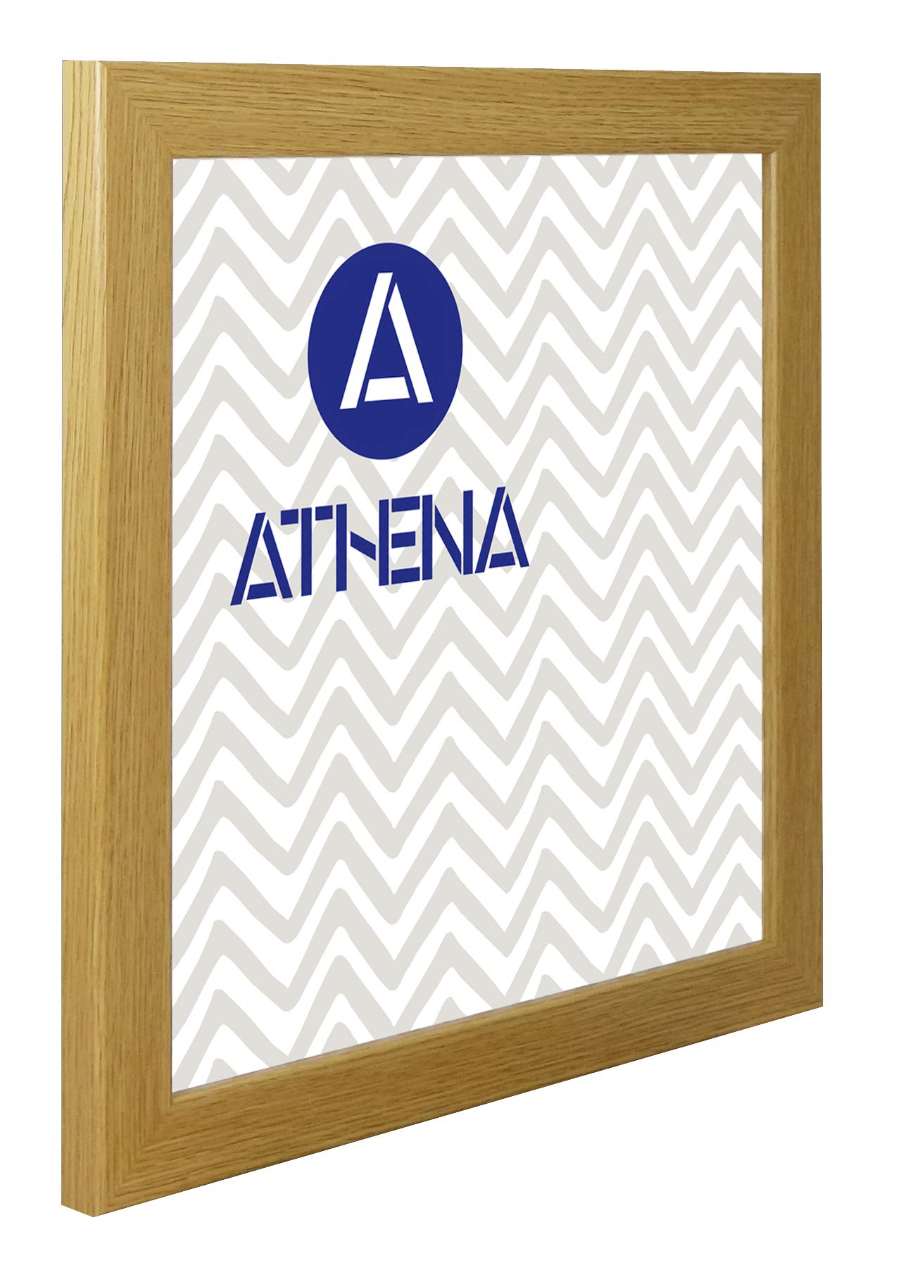 Vivarti Oak Athena Finish Picture Frame (60 X 60 Cm) Portrait Or Landscape Photo Frame With Clear Styrene Sheet & Wall Mounted Hook For Photos, Pictures, Posters, Decor, Certificate Frame