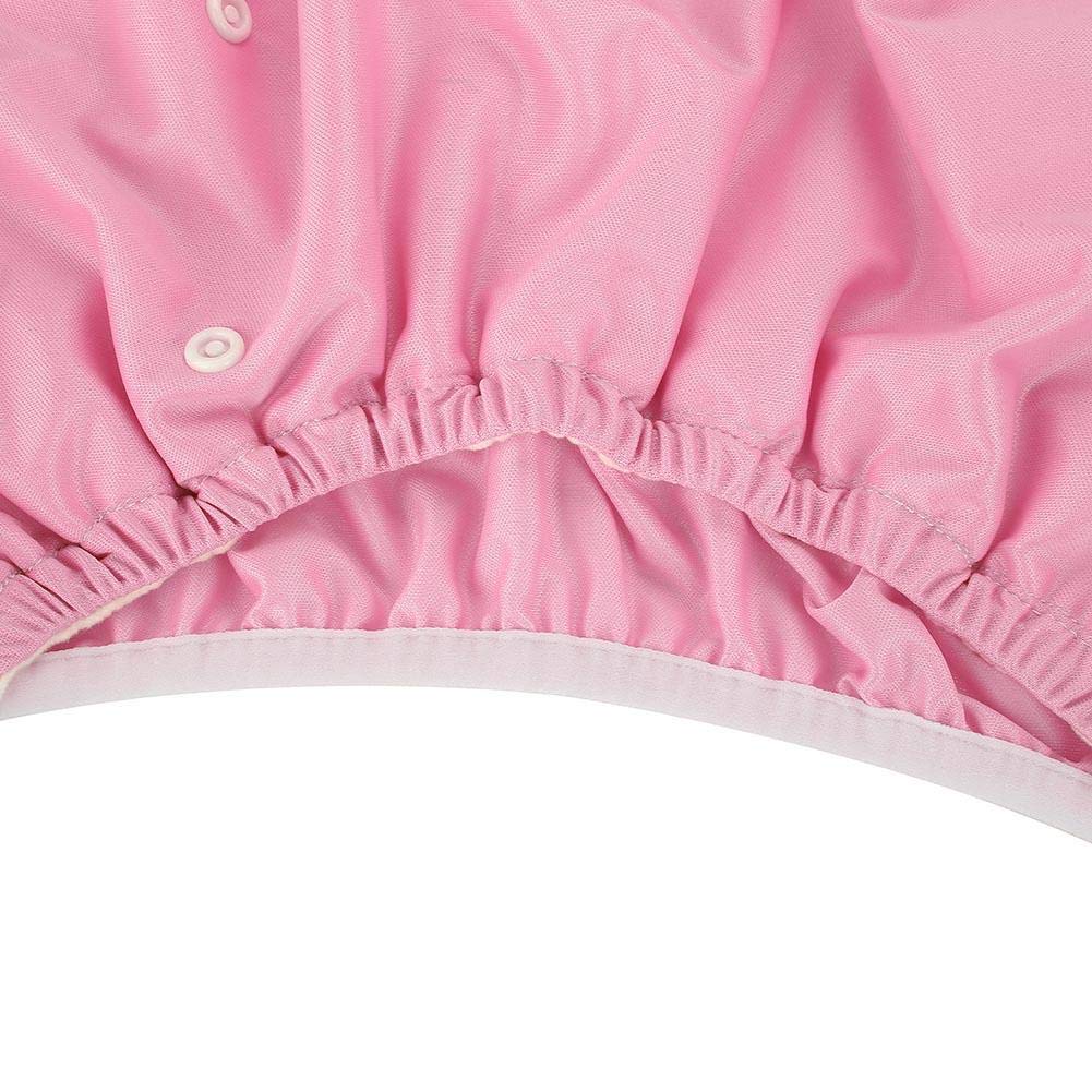Couche de Poche Adulte 5 Couleurs, Lavable Couverture de Couche-culotte de Poche Adulte Réglable en Tissu de Couche-culotte Réutilisable(rose)