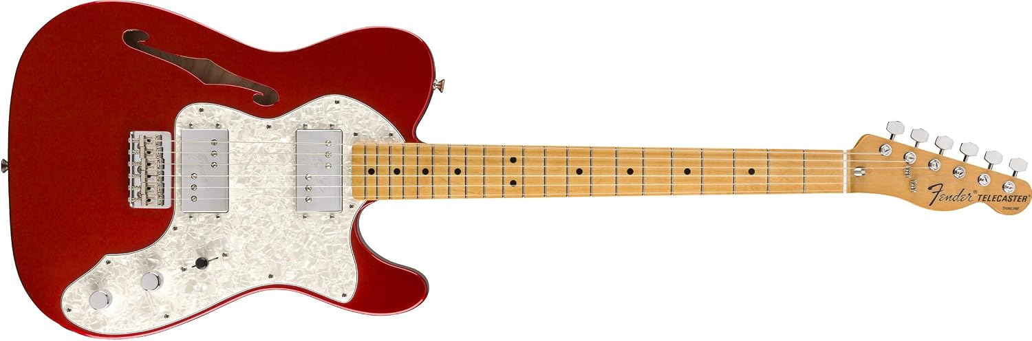 Fender Vintera 70s Telecaster Thinline Candy Apple Red with gig bag :  Amazon.de: Musikinstrumente \u0026 DJ-Equipment
