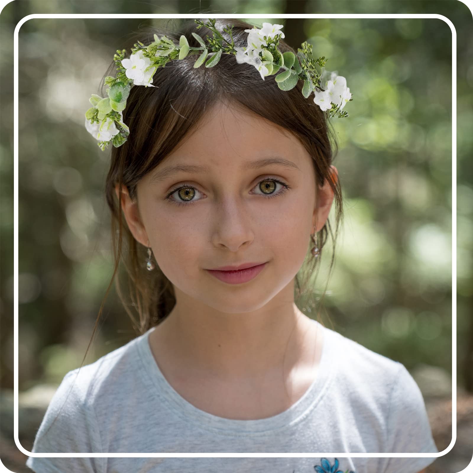 Girls Flower Crown Wreath Floral Headpiece Wedding Festival Hair Accessory Sd41340f55d964526a373dc6eaa57f  main image 3
