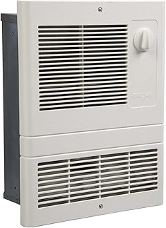 Broan-NuTone 9810WH High Capacity Wall Heater, White Grille, 1000-Watts, 120/240V