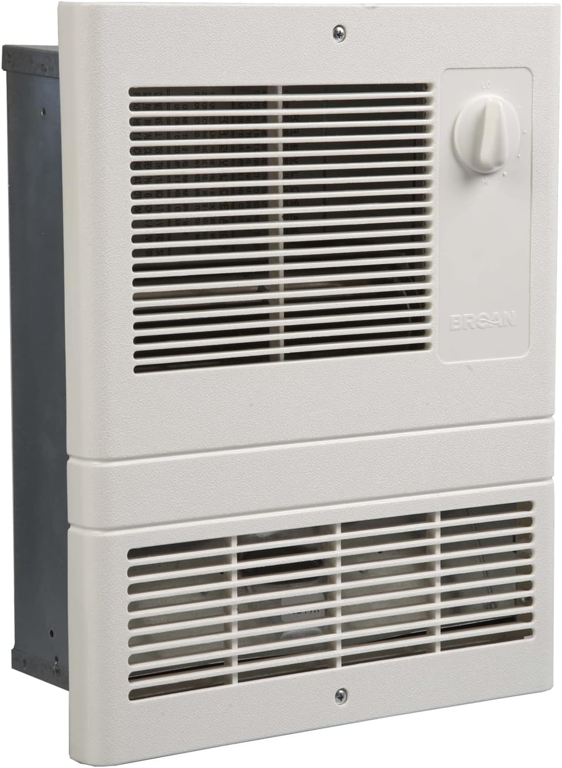 9810WH High Capacity Wall Heater, White Grille, 1000-Watts, 120/240V