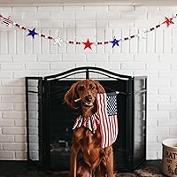 Vista 11 de Gistome Halloween Hanging Decorations Indoor - Felt Bat Wooden Beads Garland