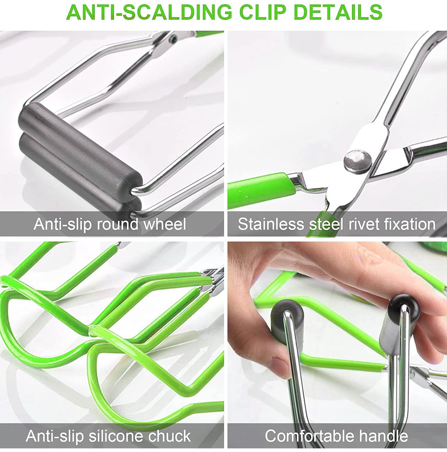 Unyqoos® Handige glazen lifter met antislip voor veilig inmaken in de Unyqoos® Handige glazen lifter met antislip voor veilig inmaken in de