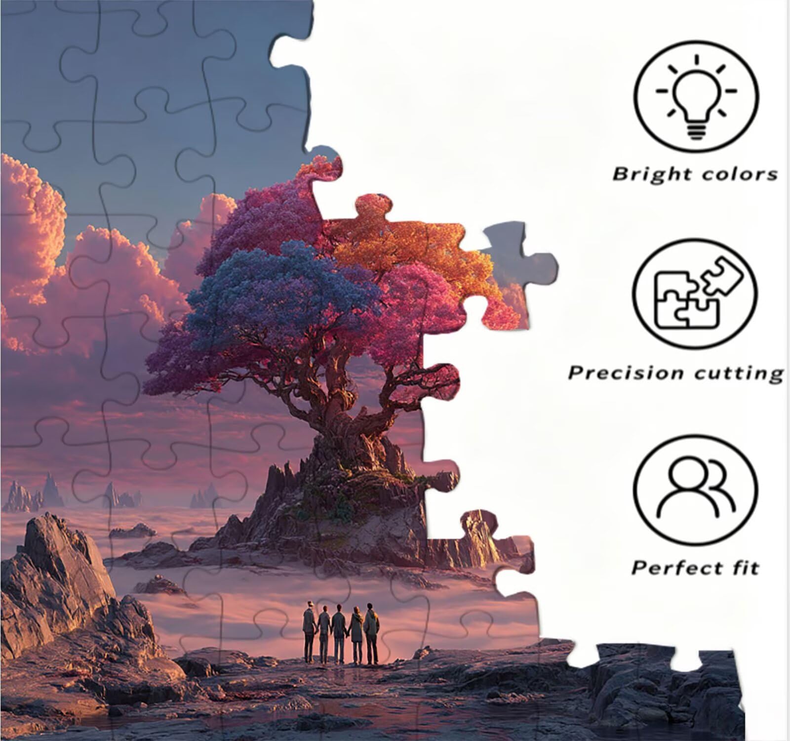 Puzzle 3000 elementów dla dorosłych, marzenia, drzewo, wyzwanie rodzinne, do zabawy, rękodzieło, puzzle, gry zręcznościowe dla dorosłych, wyzwanie dla przyjaciół, R2KH612
