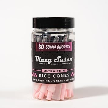 Blazy Susan Rice-Paper Tubes - 50 Count | GMO-Free, FSC-Certified 53mm