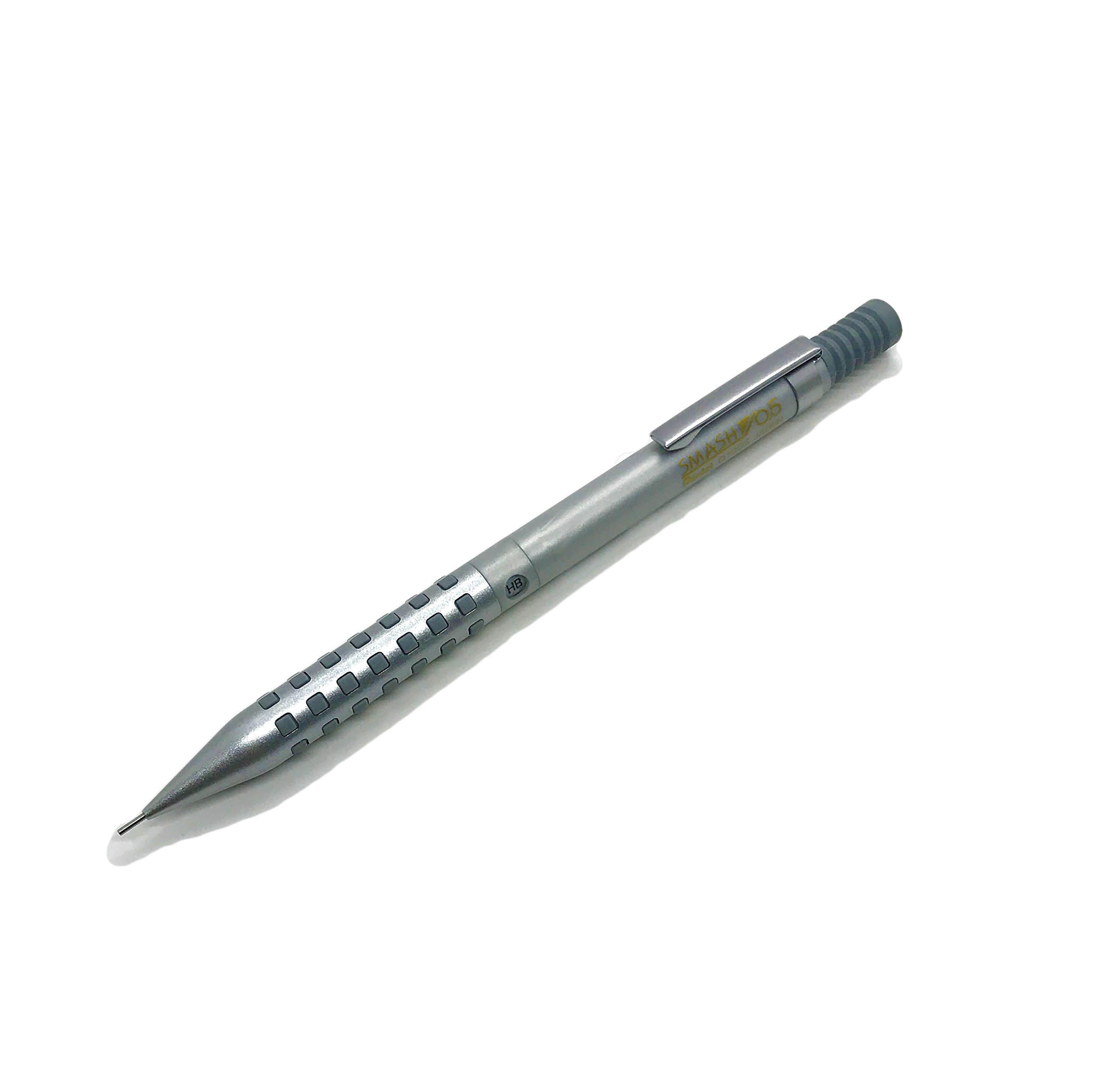 Pentel Smash 0.5mm Silver Mechanical Pencil Q1005ZBR Retractable Tip Japan
