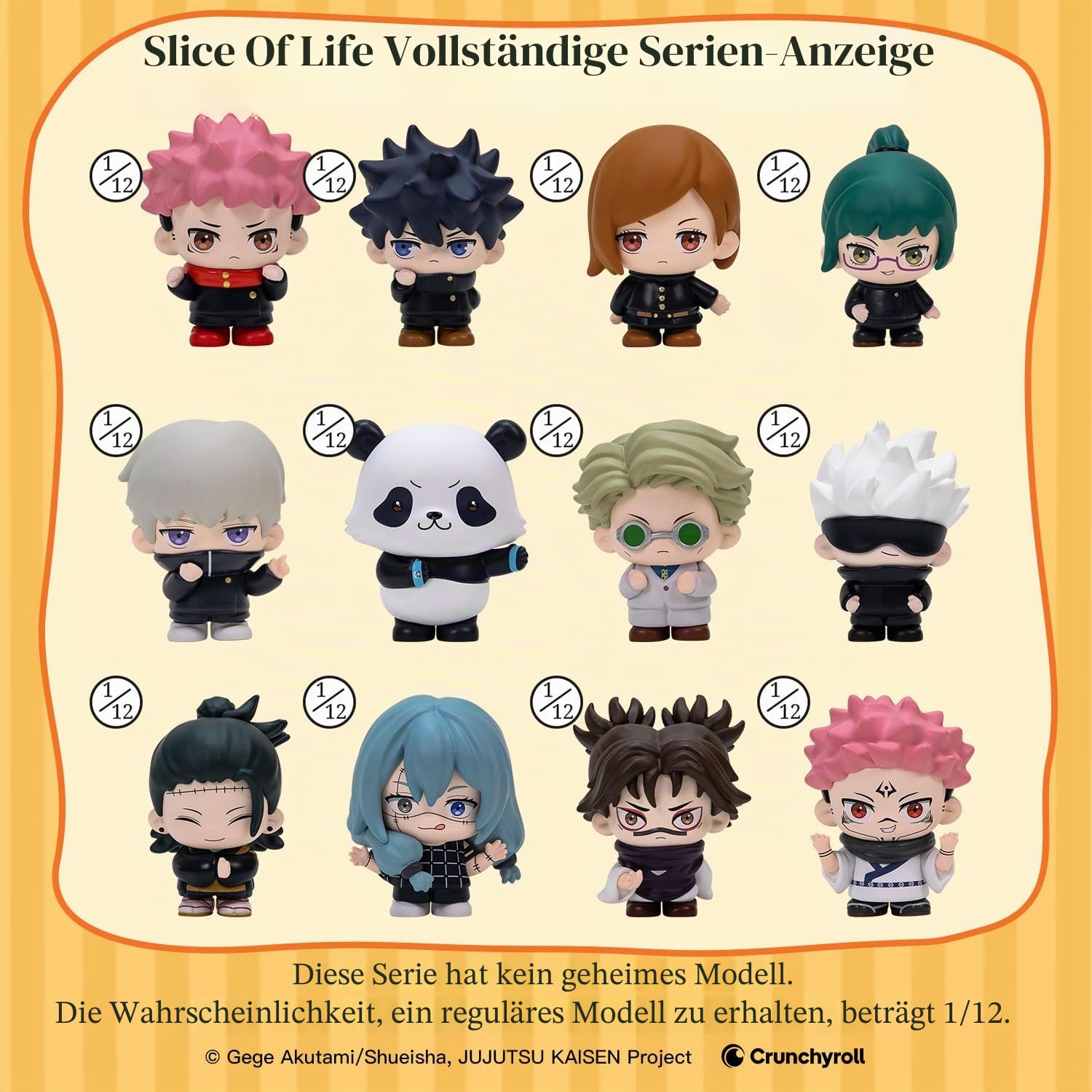 puremind Jujutsu Kaisen Figuren-Set, JJK Sammelfiguren, 12er-Set | Offiziell lizenziert, ohne doppelte motive, gojo yuji sukuna, chibi-look, für regal, vitrine, schreibtisch, display und deko