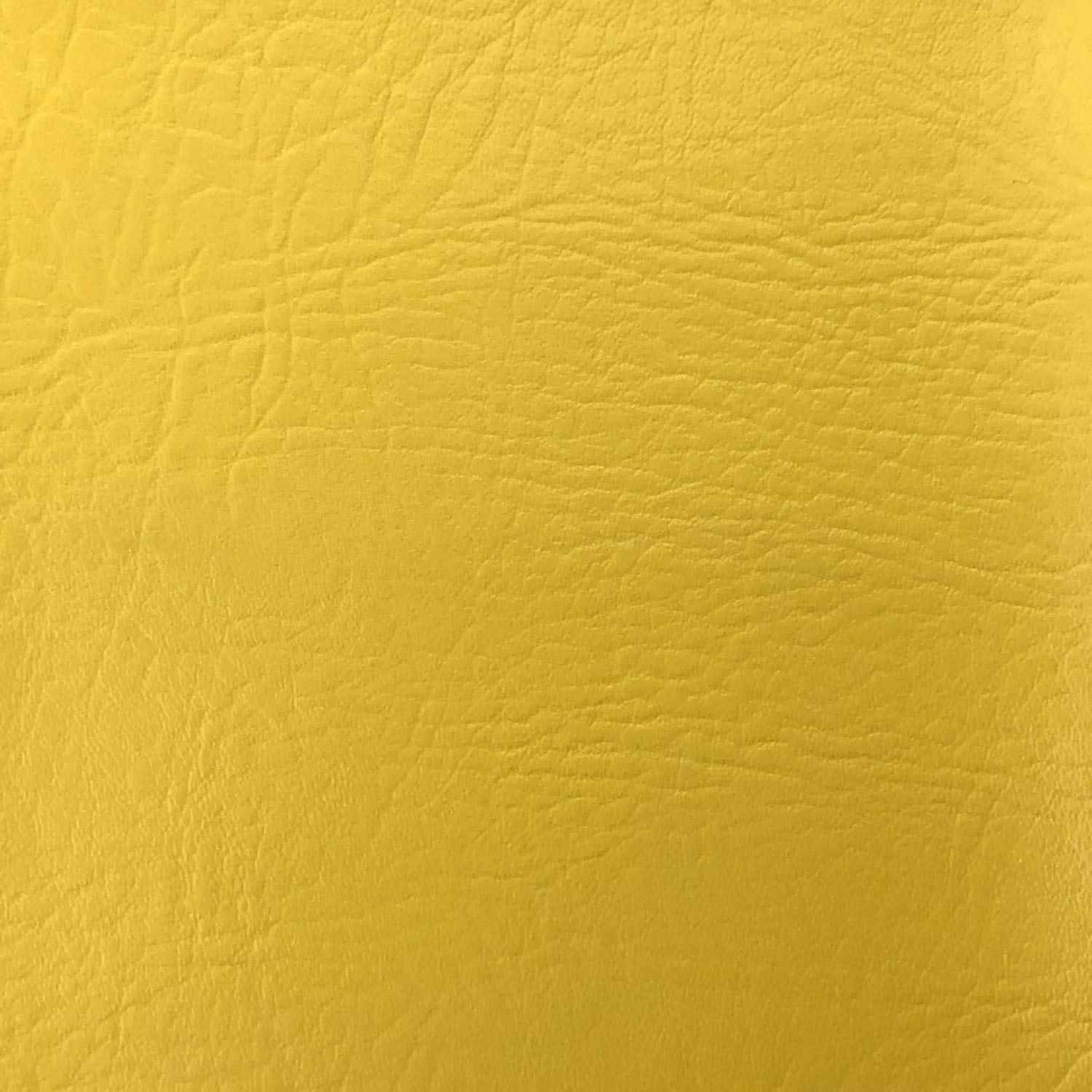 DFL Leatherette Vinyl Upholstery Fabric | Fire Retardant FR Faux Leather |Available in A4 and A5 Sheet |Heavy Duty Leathercloth Material of 600 GSM (Yellow, A5 Sheet)