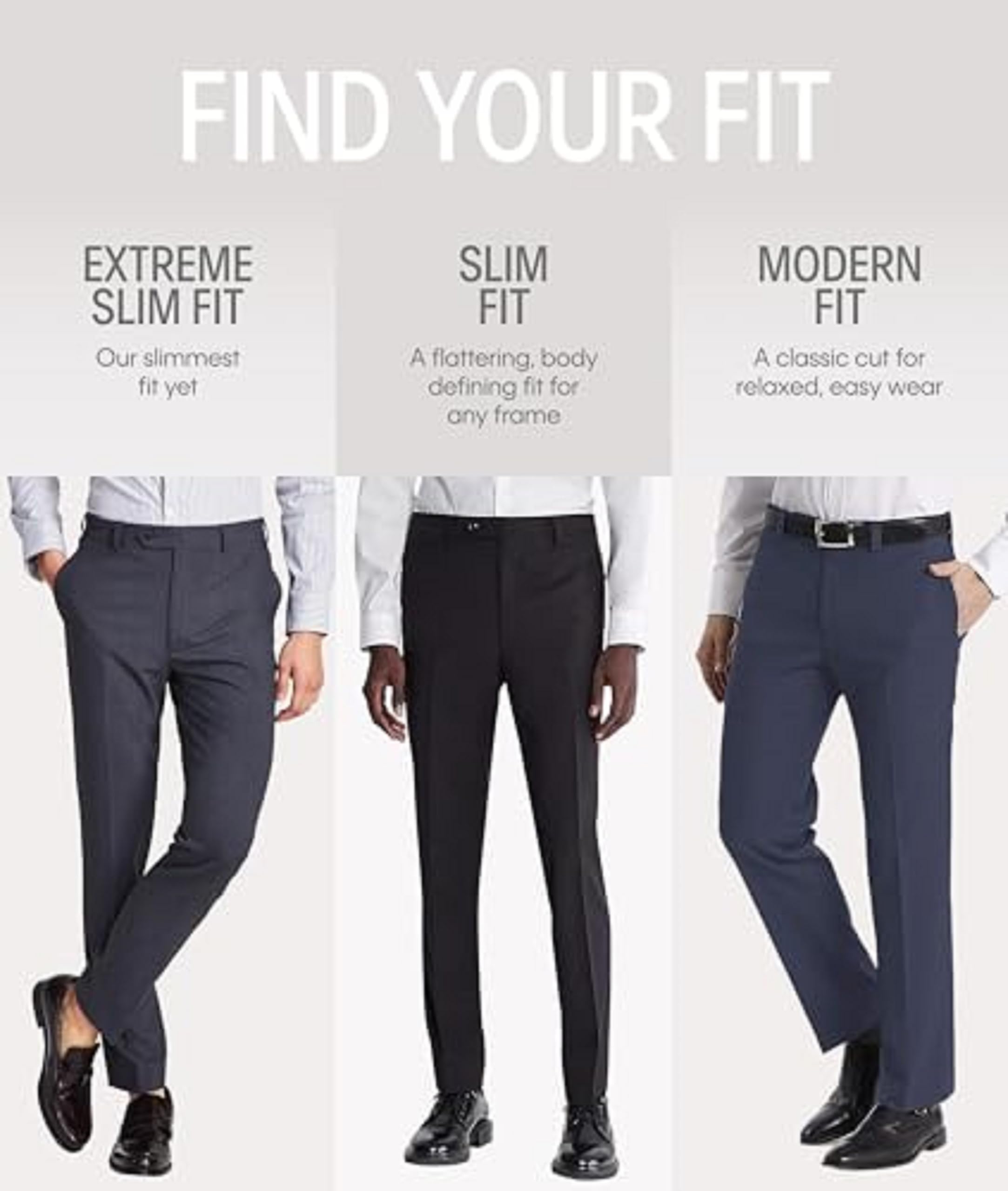 Calvin Klein Pantalones de Corte Ajustado - Pantalones de Vestir Hombre