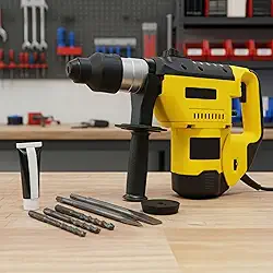 Martelete Perfurador Rompedor Furadeira 1550W 5J 7kg Profissional Com Maleta 110v