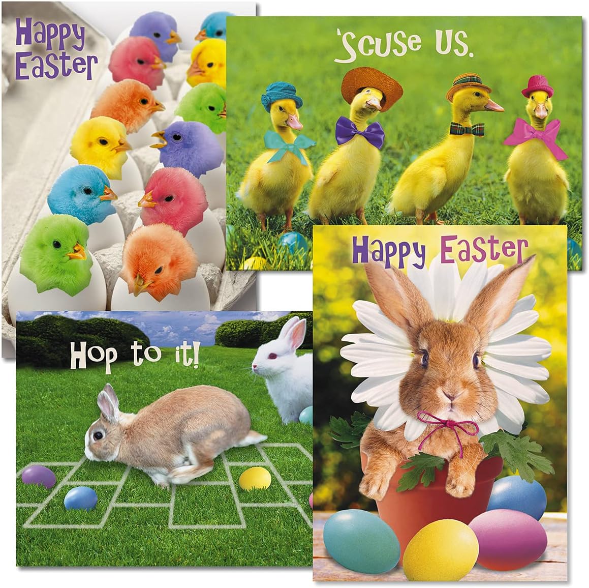 Picture This Easter Greeting Cards - Set of 8, Envelopes Included, Sentiment, Scripture