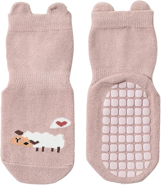 Fashion Warm Winter Baby Socks Cartoo Coral Velvet Warm Socks Cute Plush Ear Adult And Kids High Socks Thick Winter Baby Socks
