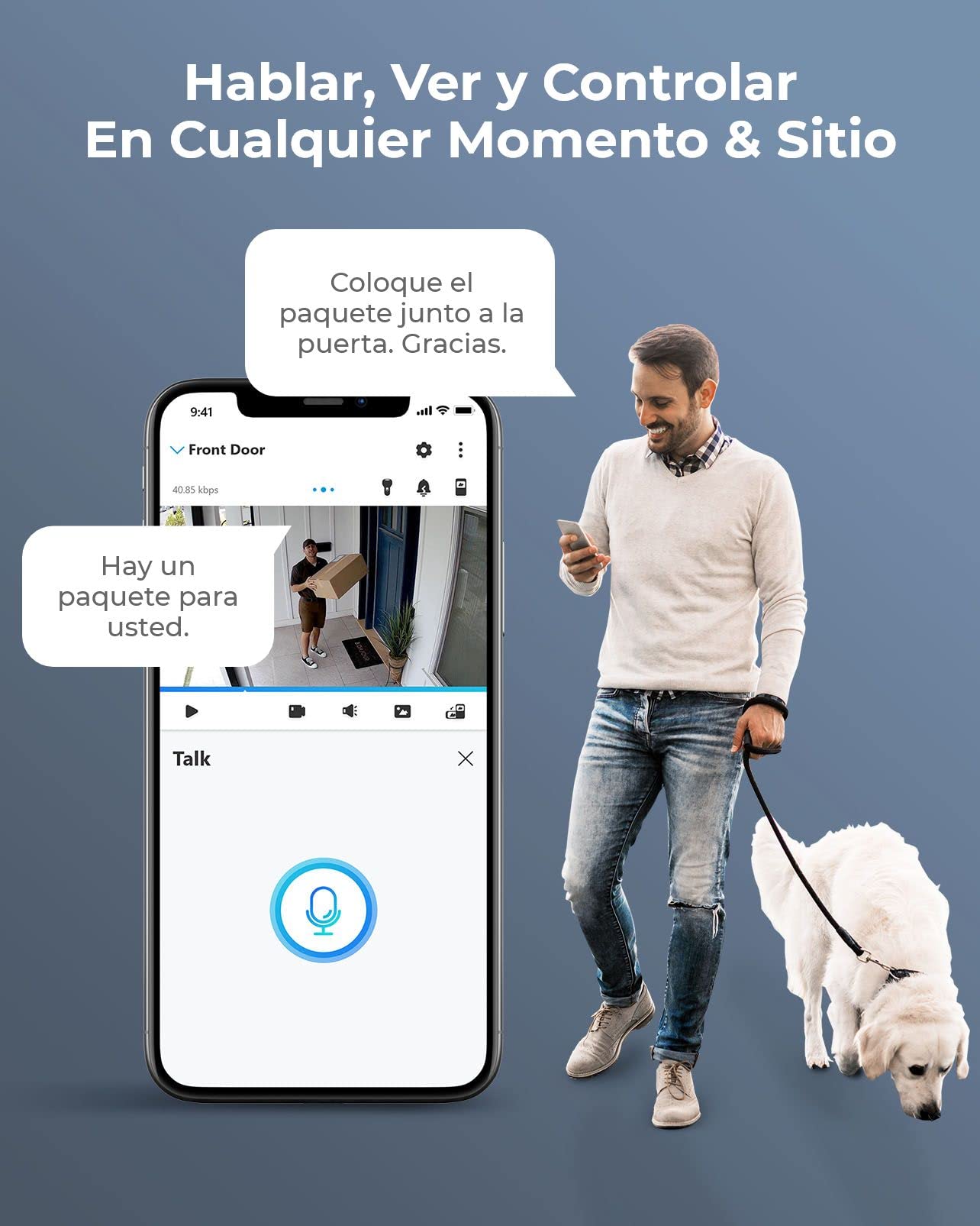 Reolink 12MP Kit Camaras de Vigilancia Exterior con Spotlight, 4X IP PoE Cámaras de Seguridad con HDD de 2TB para Grabación Continua, Visión Nocturna Colorida, Audio bidireccional, RLK8-1200D4-A