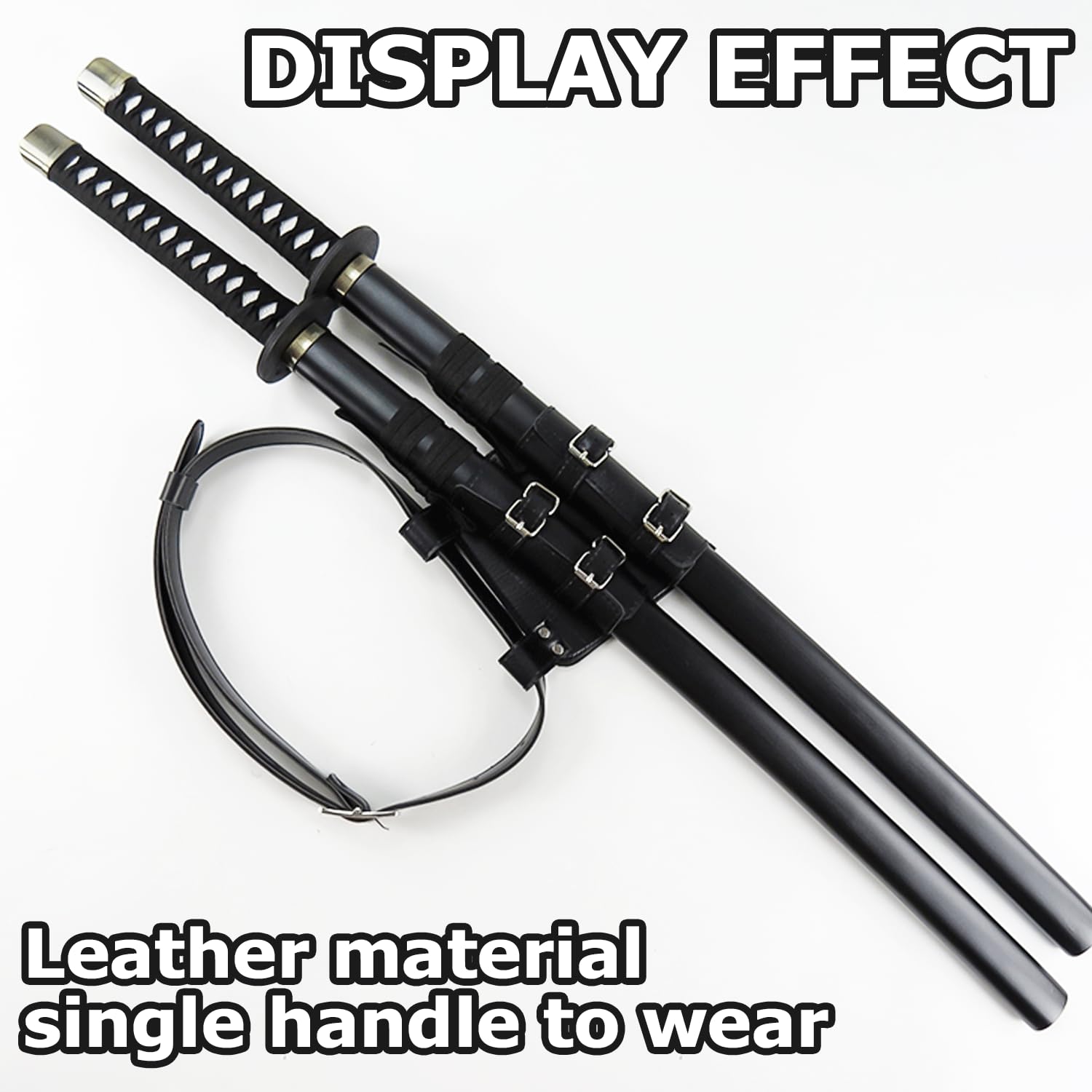 HOMURY Katana - Porta spada con cintura 105 cm, cintura robusta per trasporto comodo, perfetto per cosplay e samurai, accessorio di alta qualità