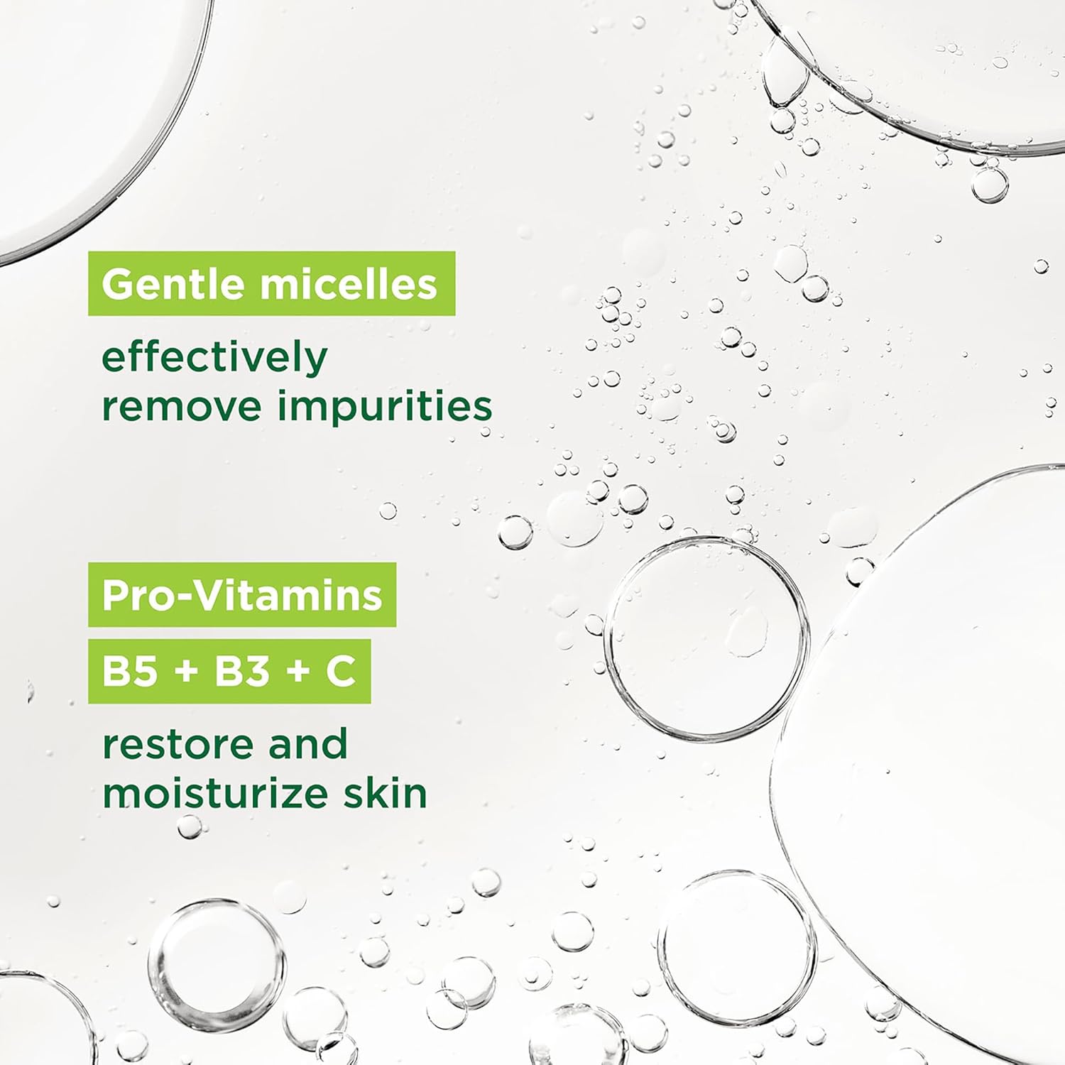 Simple Kind To Skin Micellar Water - Makeup Remover and Facial Cleanser - Face Cleanser with Pro-Vitamin B5, B3 and C - Vegan, No Perfumes - 6 pc