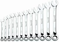 Vista 1 de Williams MWS-12RC Juego de llaves combinadas de trinquete reversibles métricas de 12 piezas