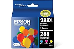 Epson 288 Durable Black Ink Cartridge - Offers Sharp and Crisp Printing