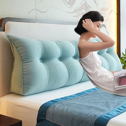 Miniatura 3 de Cojín de respaldo de lectura para cabecero, sofá cama, cabecera tapizada, almohada de cuña grande con soporte para la espalda, almohada lumbar para