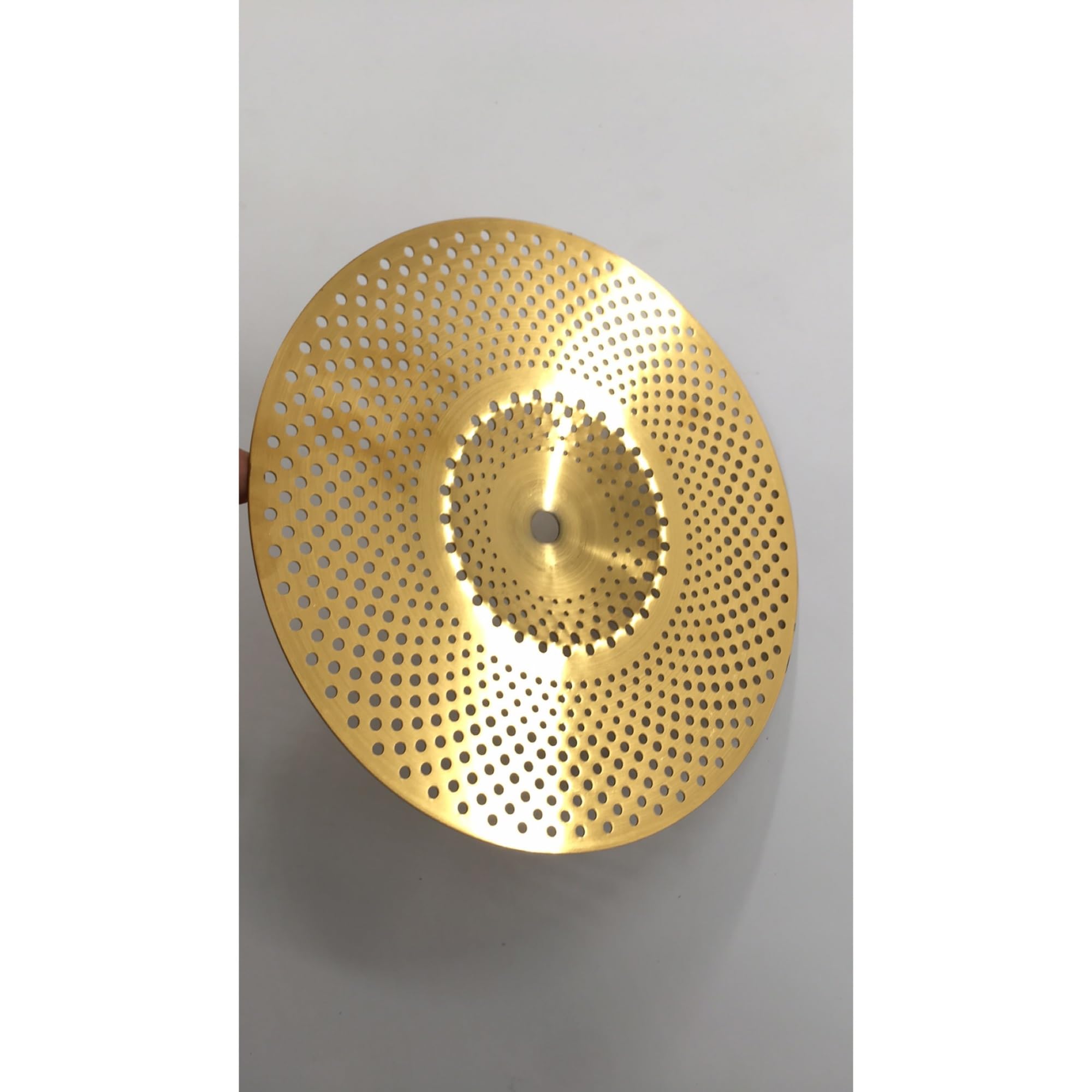 Platillos Silent Gold Frosted Silent De 10 Pulgadas Platillos De Agua Platillos De Rendimiento Para Batería Platillos De Efecto Platillos Con Sordina