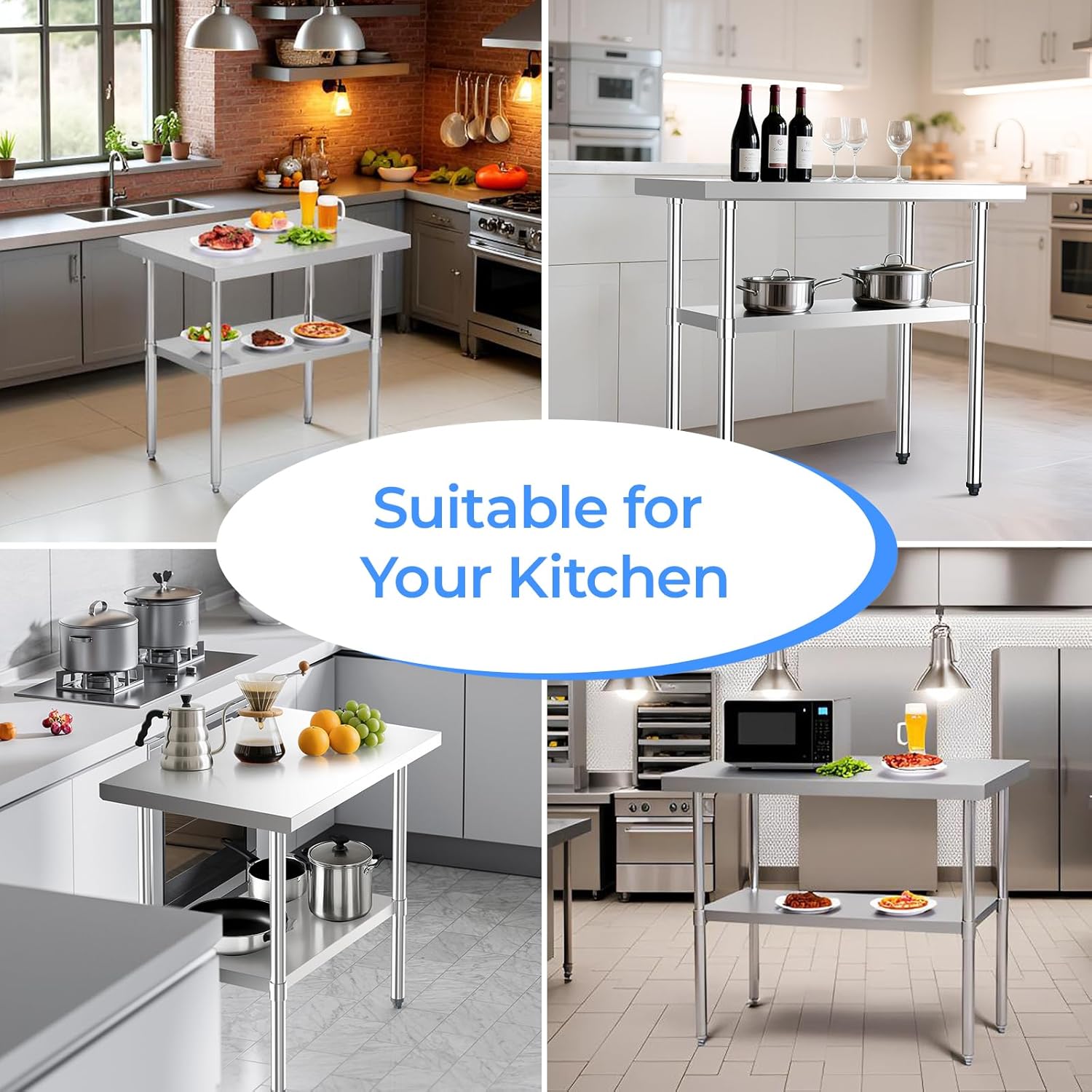 NUUK Grill Cart with Sink and Storage Cabinet Outdoor Kitchen Island Prep Table with Stainless Steel Top