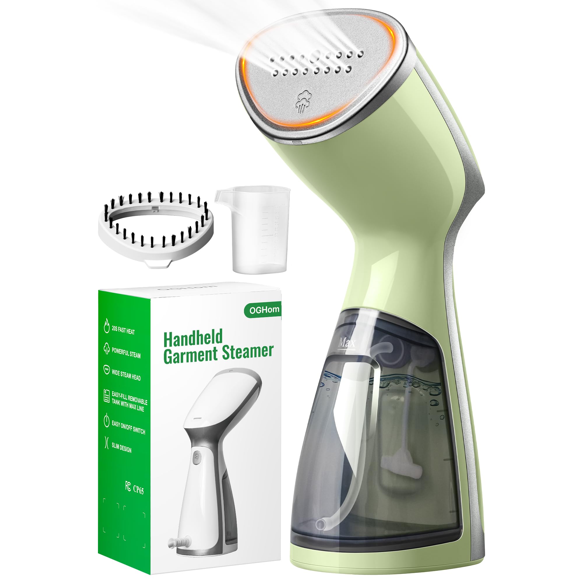 OGHom Portable Travel Handheld Steamer for Clothes, Garment Wrinkle Remover
