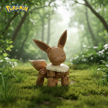 Pokemon MEGA Construx Eevee Poke Ball 24-Piece Building Set