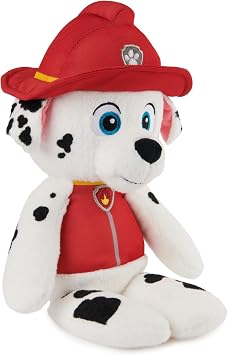 Paw Patrol GUND Marshall Take Along Buddy 33-cm Plush Toy for Ages 1+ | Soft Tactile Sensory Details Provide Emotional Comfort, Inspire Imaginative Screen-Free Roleplay and Problem-Solving
