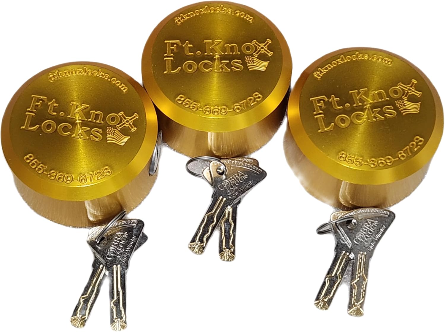 Ft. Knox Locks Cobra Sidewinder Aluminum Puck Lock (1)