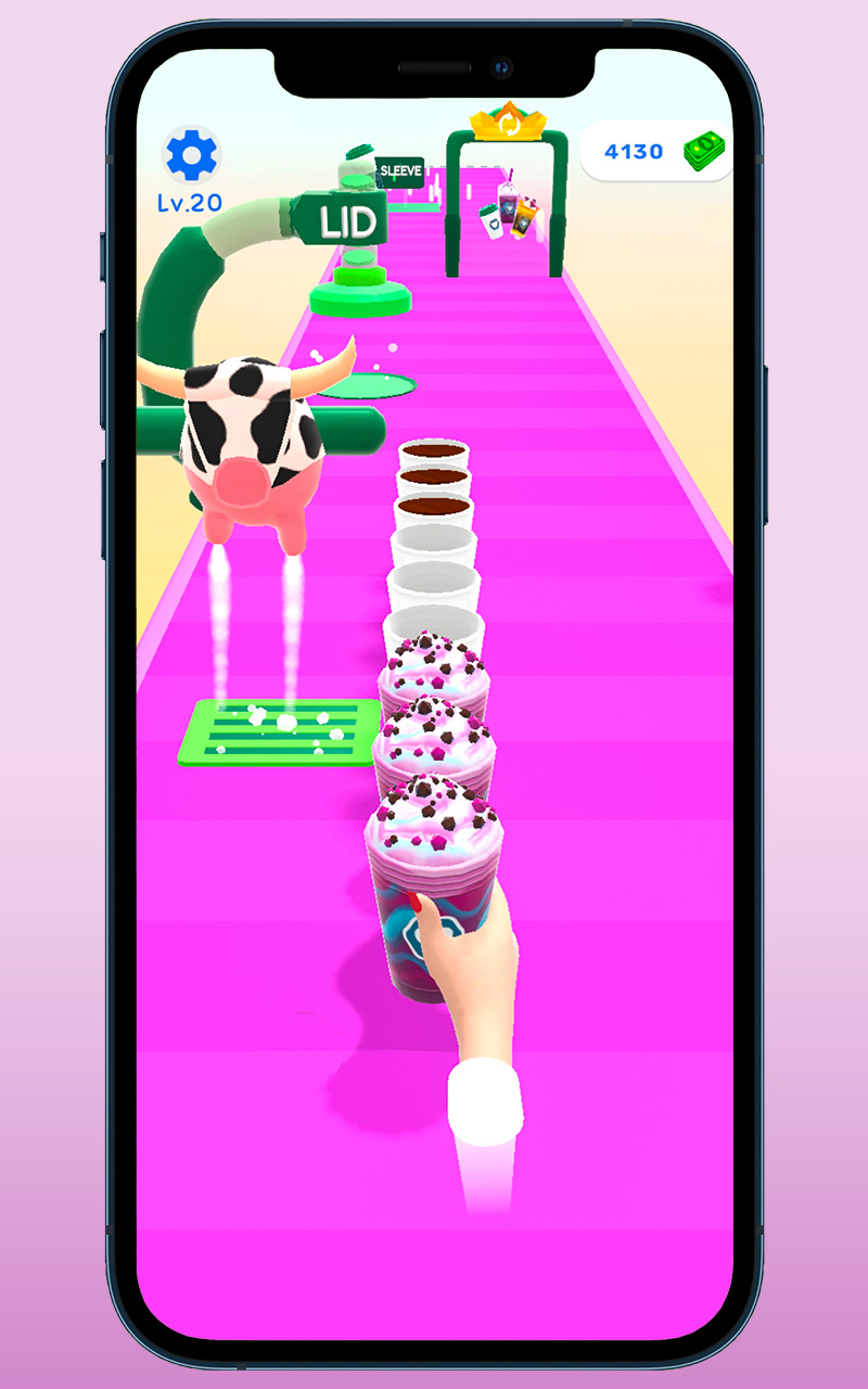 Coffee Rush! Long Stack Runner Coffee Maker Cups Art Craft Makeover