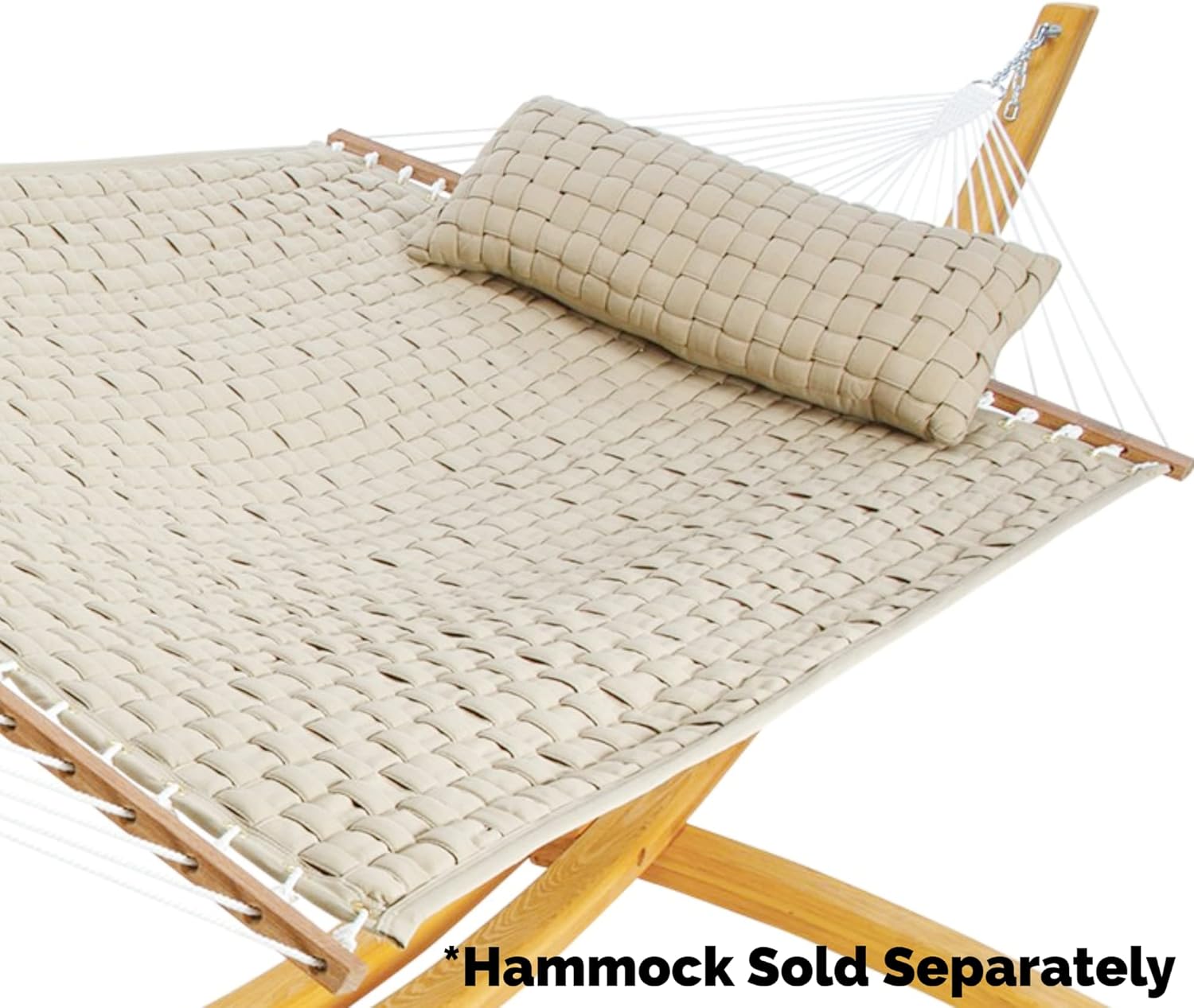 Hatteras Hammocks B-Weave-AB Soft Weave Hammock Pillow, Antique Beige