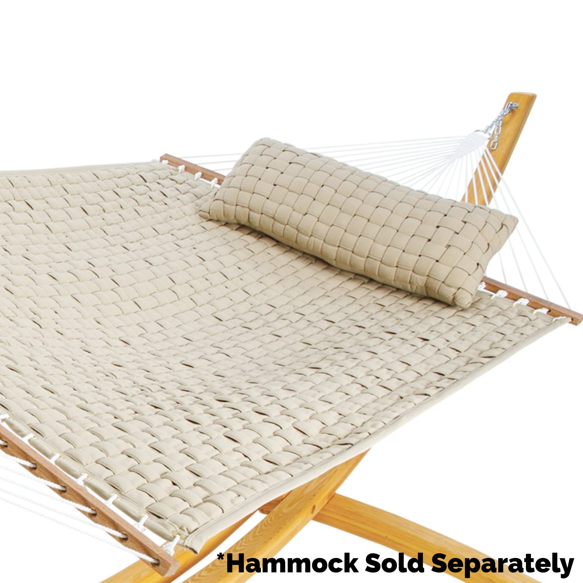 Hatteras Hammocks B-Weave-AB Soft Weave Hammock Pillow, Antique Beige