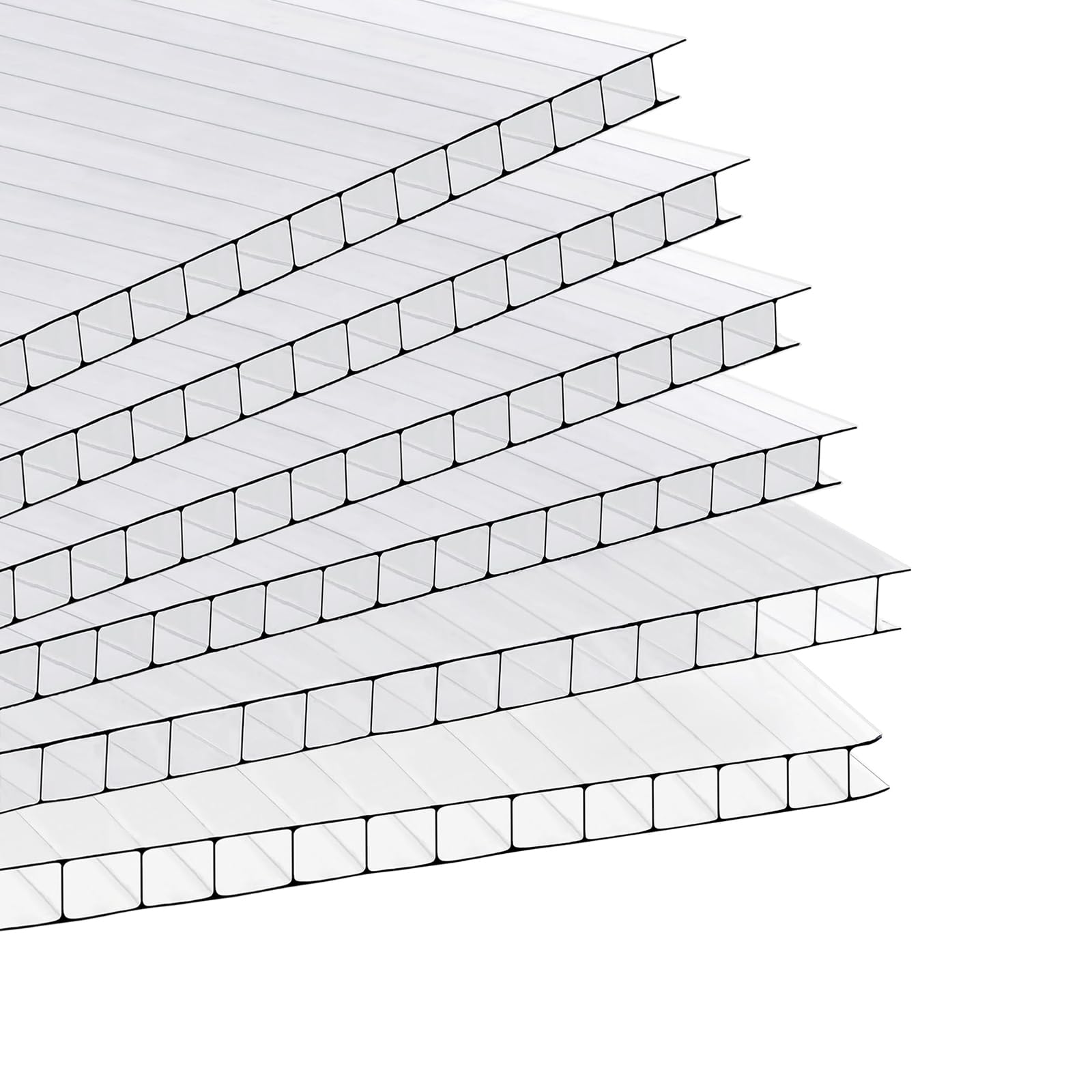 Storystore 6-Pack 47.2x23.6x0.16 Twin-Wall Polycarbonate Panels