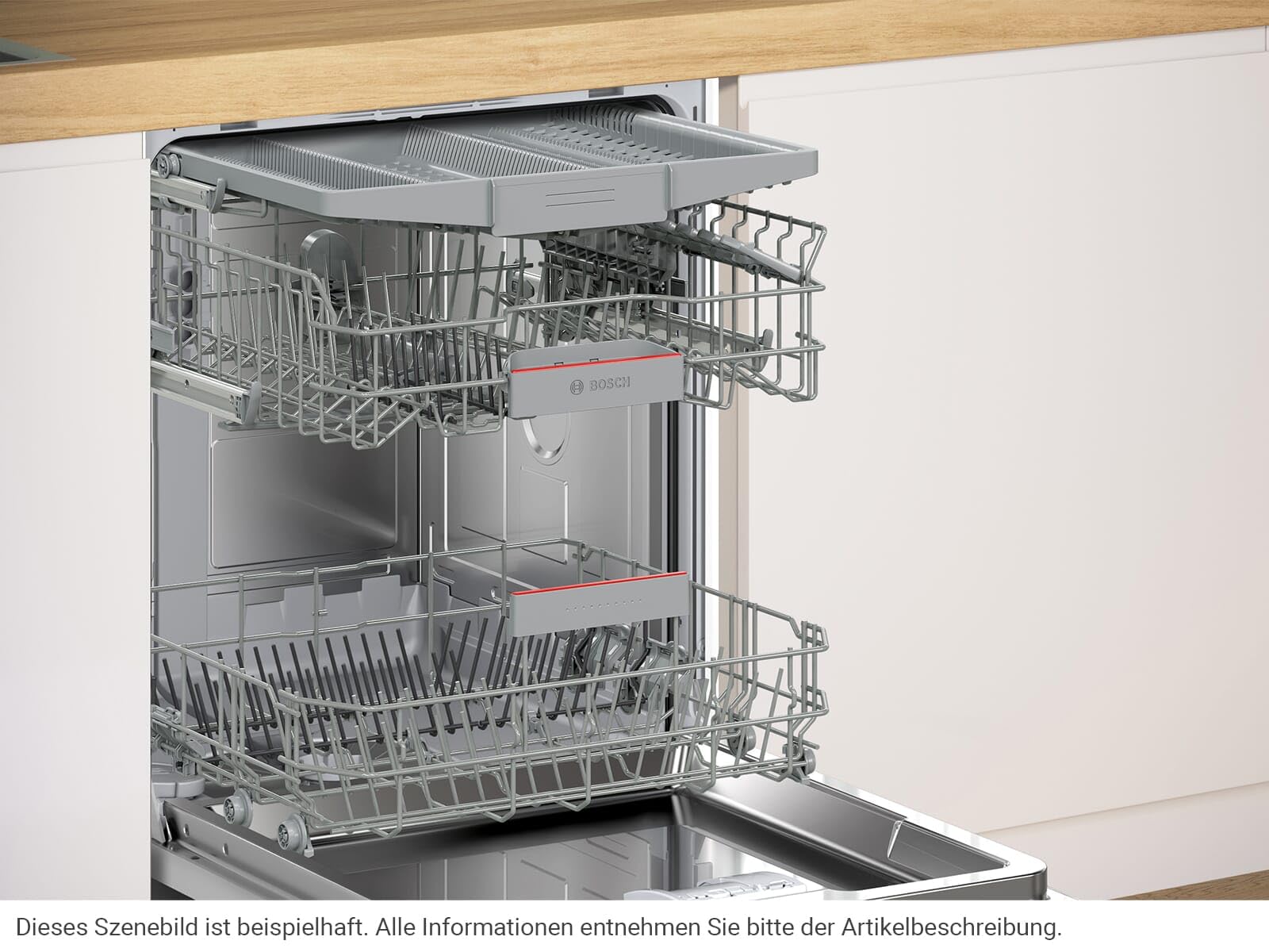 Bosch SMH4HVX14E Série 4 - Lave-vaisselle, encastrable, Home Connect
