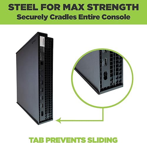 Miniatura 5 de HIDEit Mounts X1X Bundle, Wall Mounts for Xbox One X and Controllers, Steel Mounts for Xbox One X and Two Controller Mounts to Safely Store Your