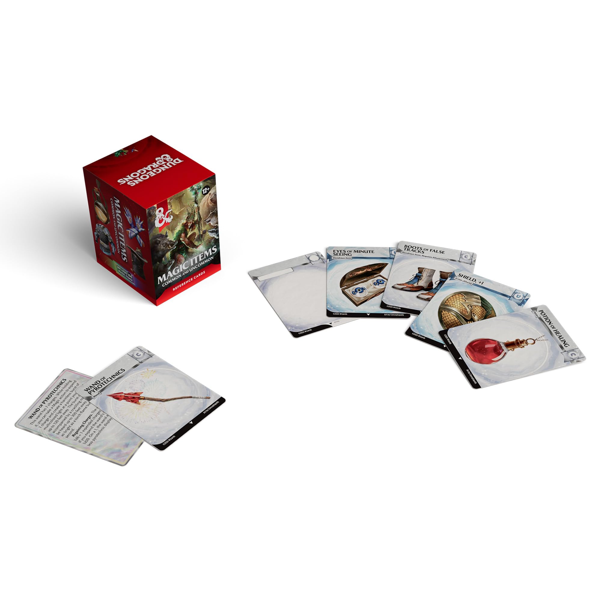 Dungeons & Dragons Schede di riferimento Oggetti magici (Comuni e non comuni) | Accessori di D&D (Versione Inglese)