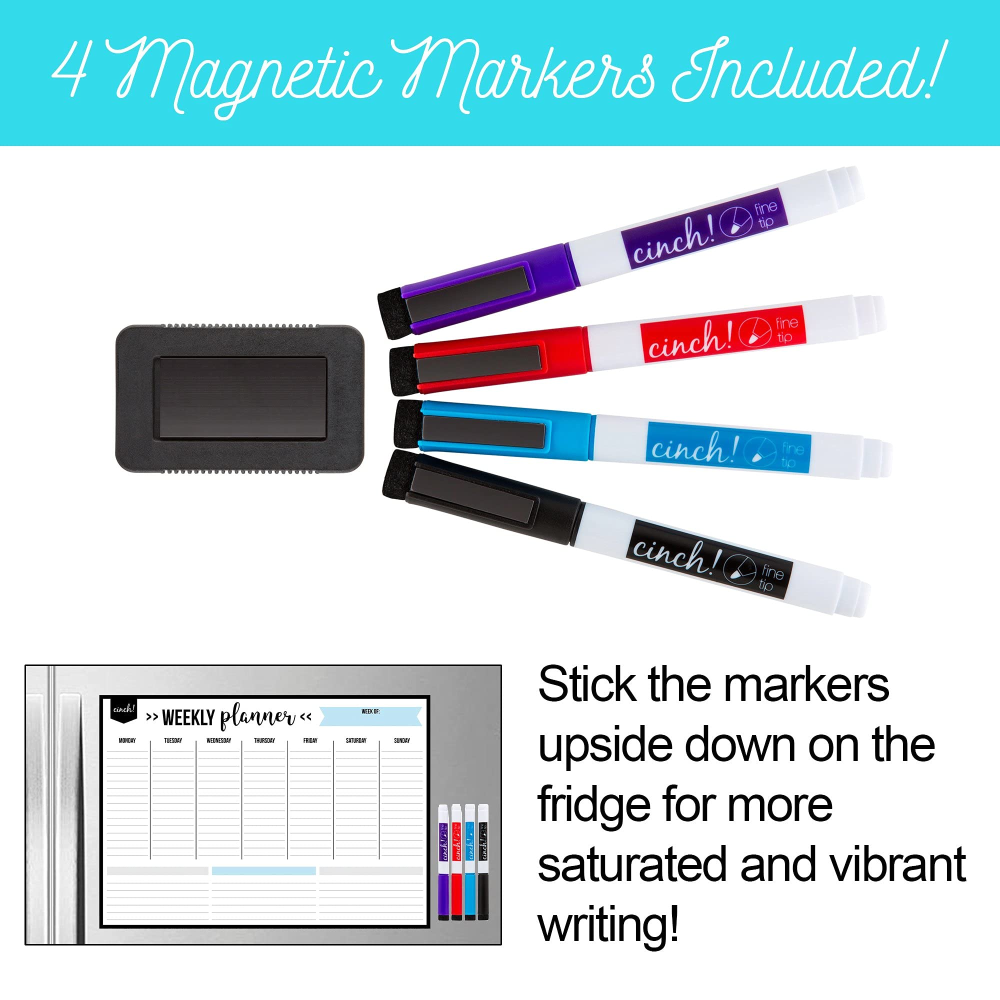 Buy Magnetic Dry Erase Weekly Calendar For Fridge With Stain Resistant buy-magnetic-dry-erase-weekly-calendar-for-fridge-with-stain-resistant