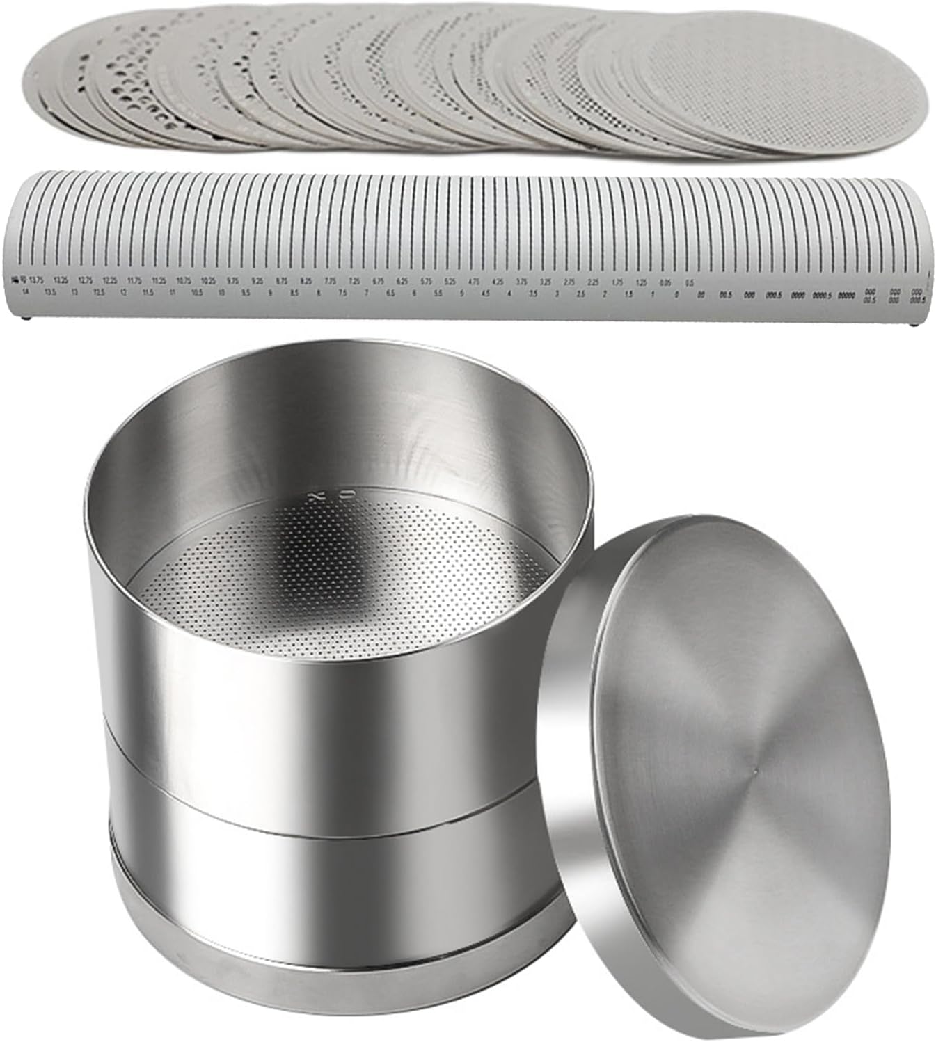 Professional Diamond Sorting Sieve 48Mm/65Mm/80Mm Plates Accessories Jewelry Making Tool Set Measuring for Hobby Bead Gemstones,80mm Large