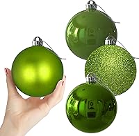 Vista 206 de GameXcel - Esferas navideñas grandes y ornamentos colgantes para árbol de Navidad que no se rompen