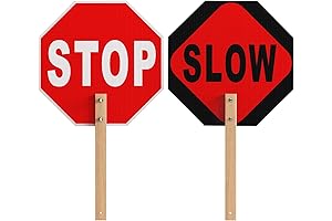 Double-Sided Reflective Stop Sign for Enhanced Traffic Visibility